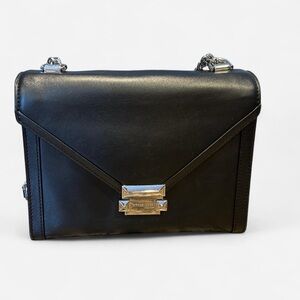 Black Leather Shoulder Bag